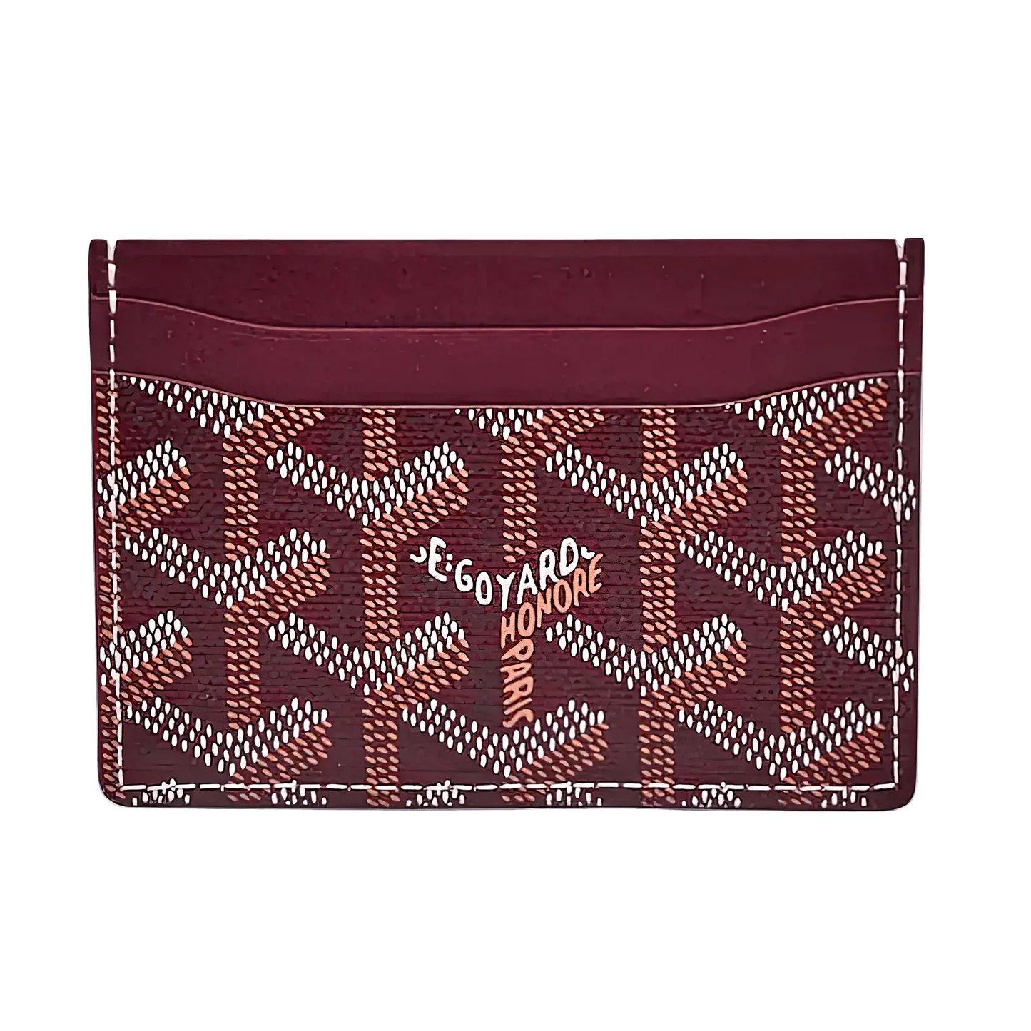 Goyard - Burgundy Victoire Card Holder