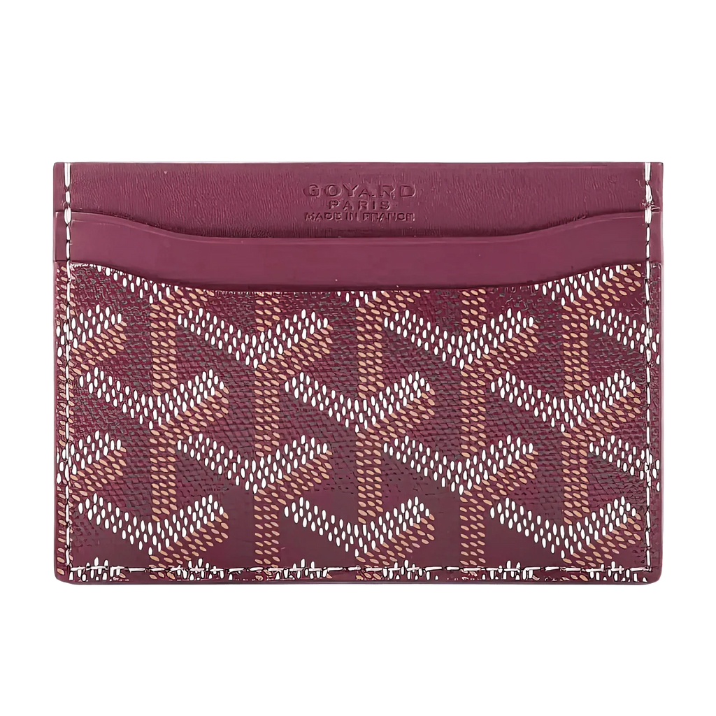 Goyard - Burgundy Victoire Card Holder
