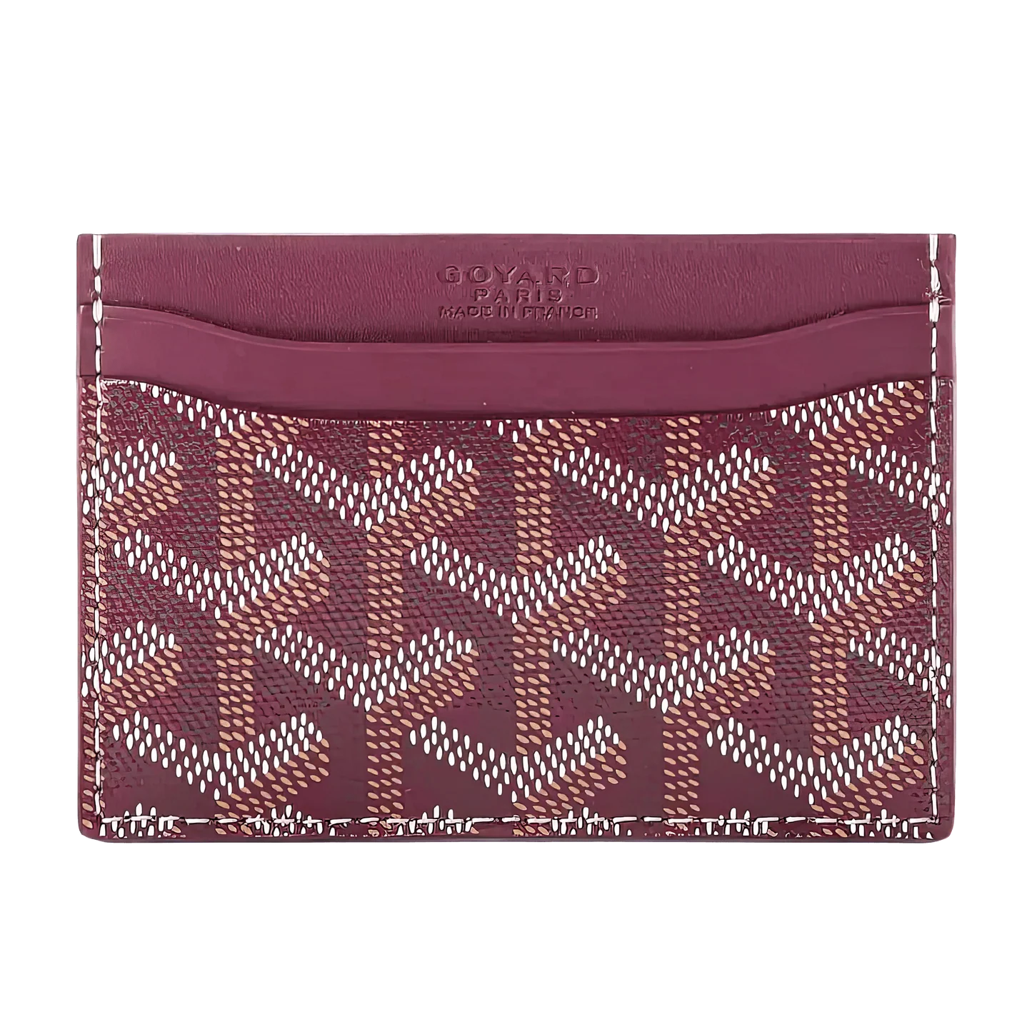Goyard - Burgundy Victoire Card Holder