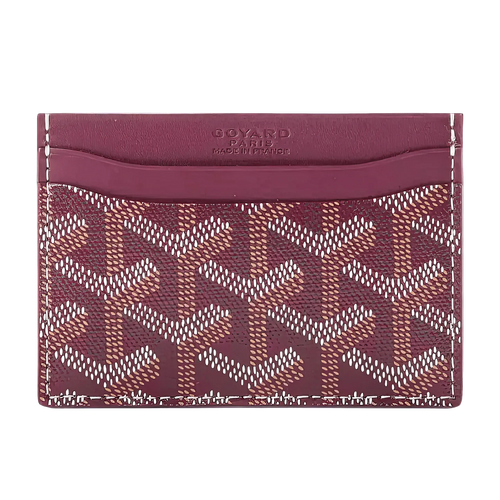 Goyard - Burgundy Victoire Card Holder