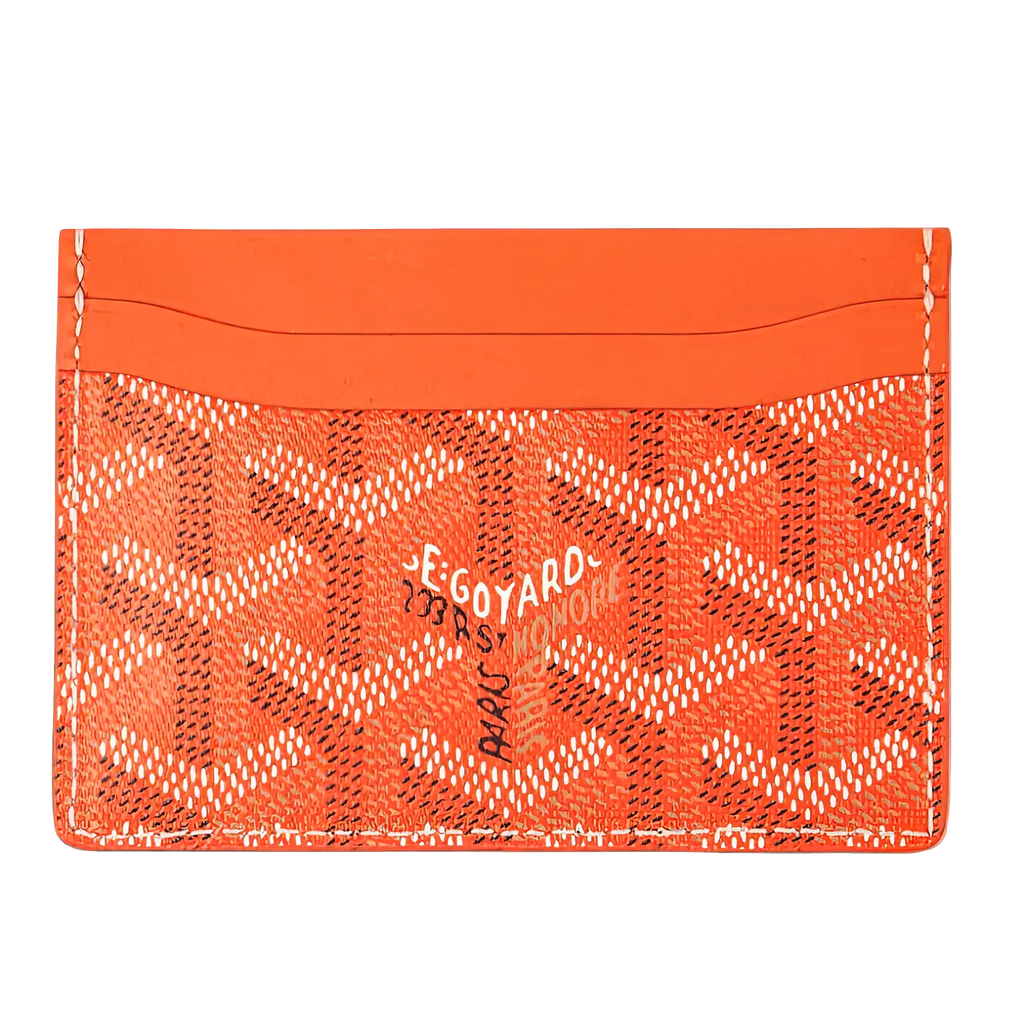 Goyard - Orange Victoire Card Holder