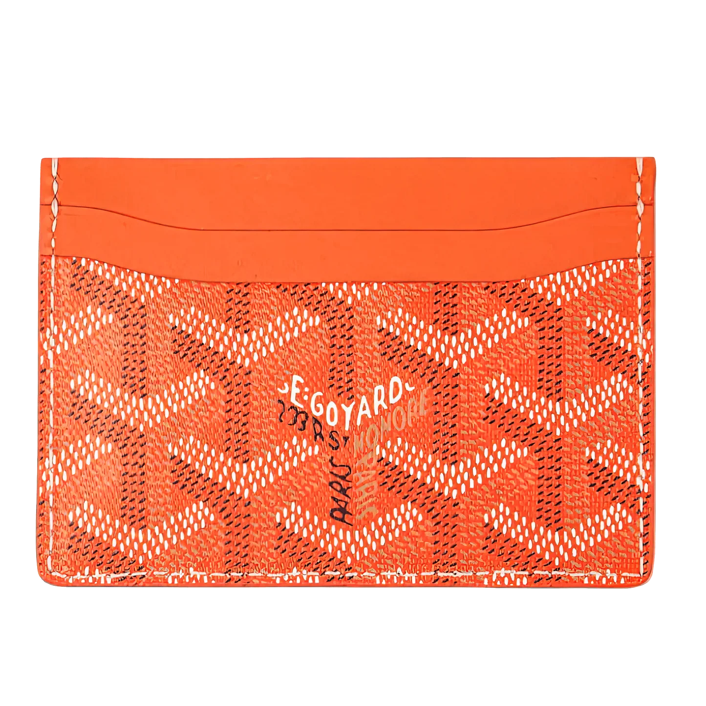 Goyard - Orange Victoire Card Holder