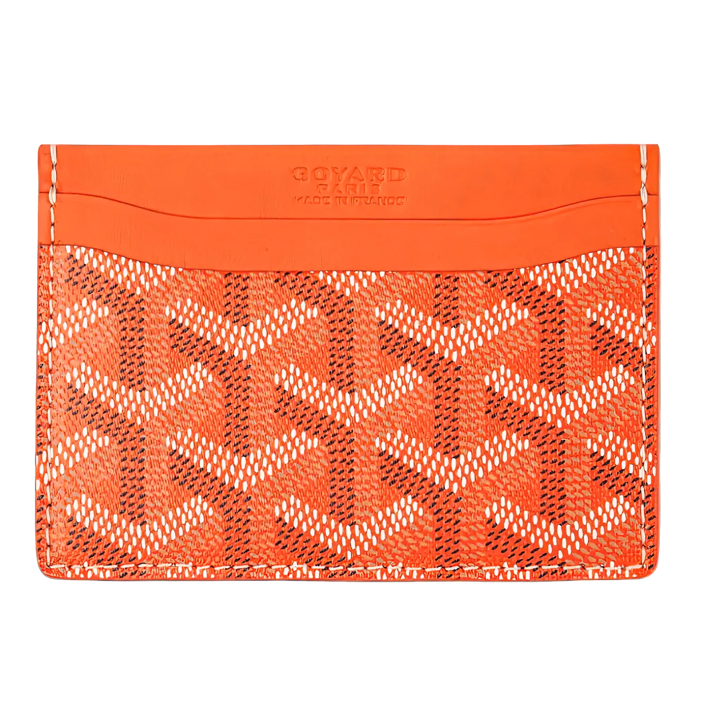 Goyard - Orange Victoire Card Holder