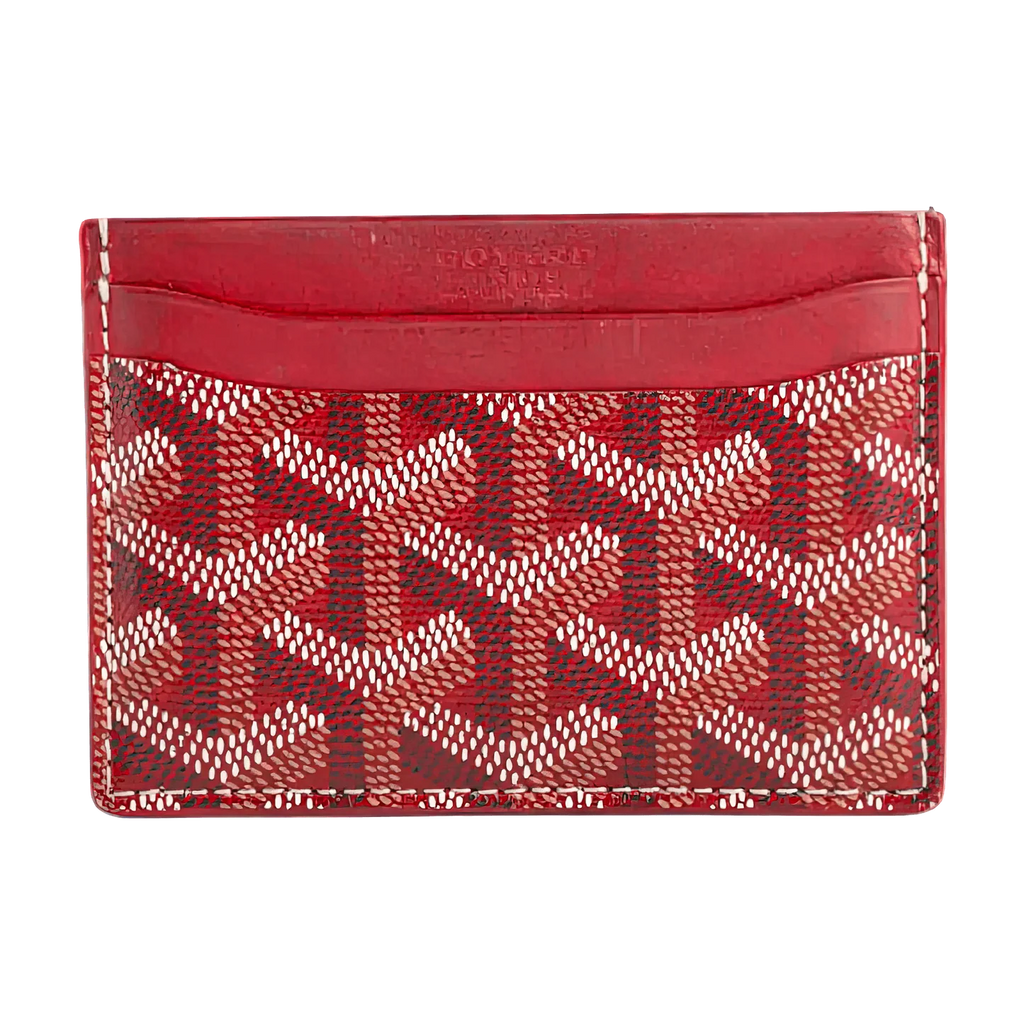 Goyard - Red Victoire Card Holder