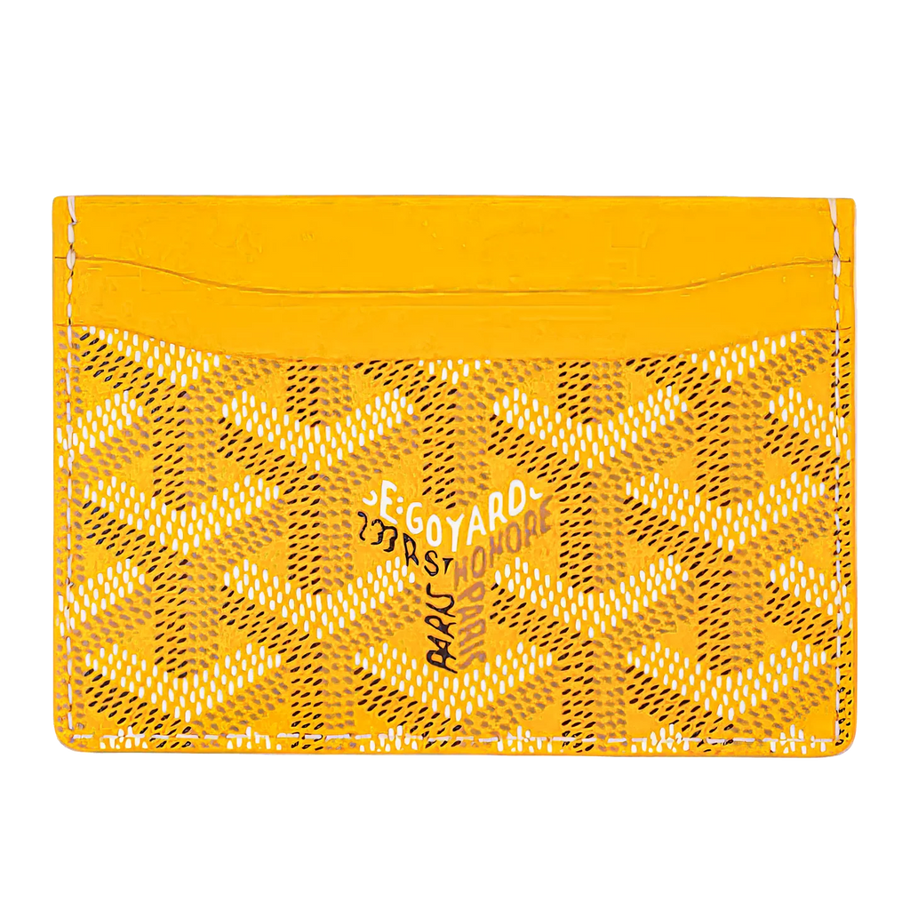 Goyard - Yellow Victoire Card Holder