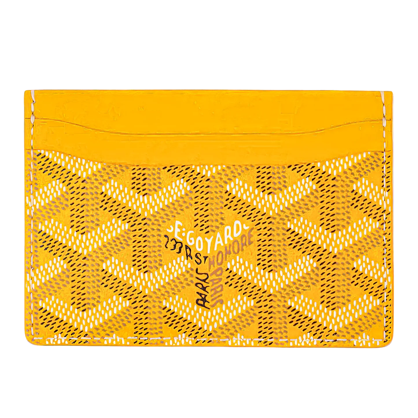 Goyard - Yellow Victoire Card Holder