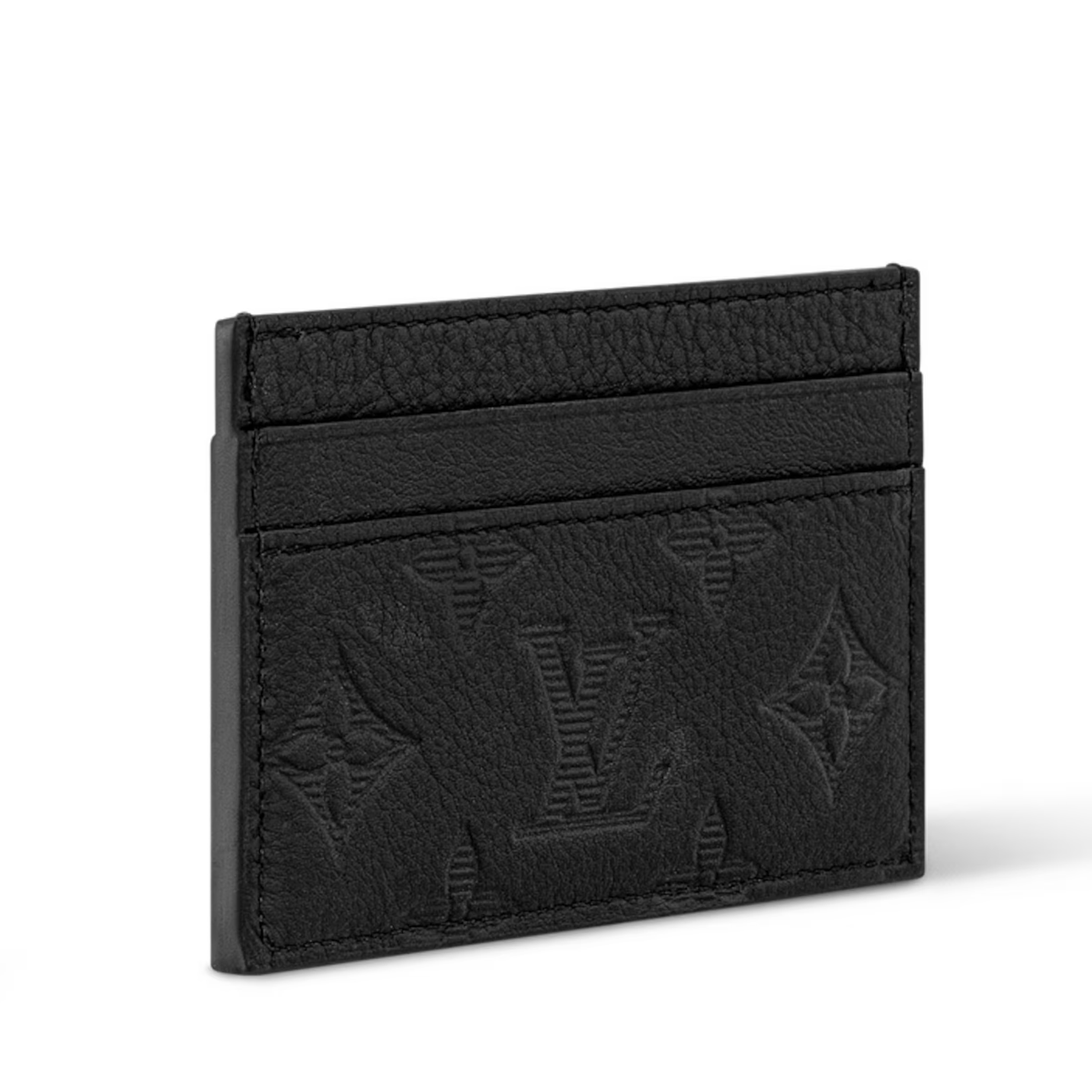 Louis Vuitton - Black Embossed Card Holder